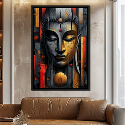 Radiant Geometric Balance - NicheCanvas