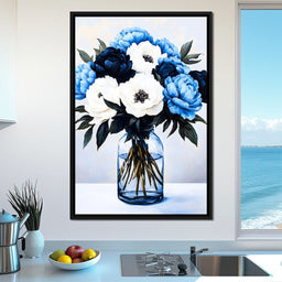 Floral Symphony in Glass - NicheCanvas