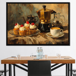 Espresso and Cherry Cupcakes - NicheCanvas