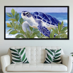 Ocean Voyager Sea Turtle Breeze - NicheCanvas