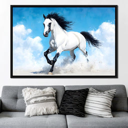 Gallop Through the Clouds - NicheCanvas