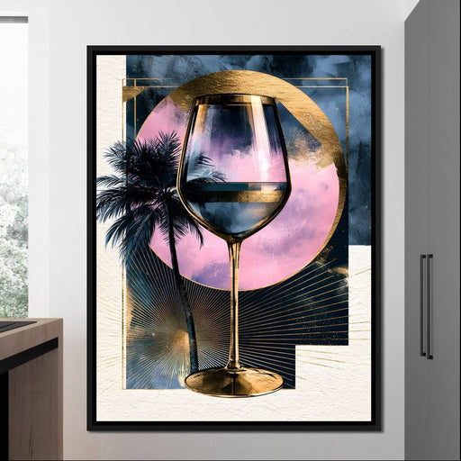 Solstice Evening at the Coastal Lounge Canvas Print