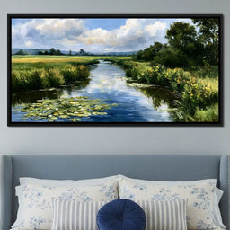 Summer Solstice Over The Still Waters - NicheCanvas