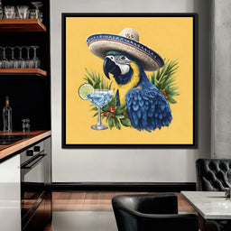 Tropical Fiesta Parrot Style - NicheCanvas