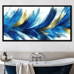 Blue Waves of Tranquility - NicheCanvas