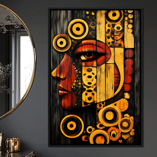 Radiant Cubist Reflections Canvas Print