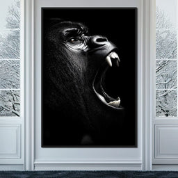 Primal Roar Silence Echoes - NicheCanvas