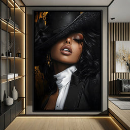 Moonlit Elegance of Shadows - NicheCanvas