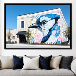 Street Art - Majestic Bluebird - NicheCanvas