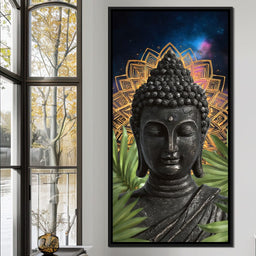 Tranquil Buddha Nightfall - NicheCanvas