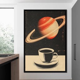 Cosmic Brew Beyond Horizons - NicheCanvas