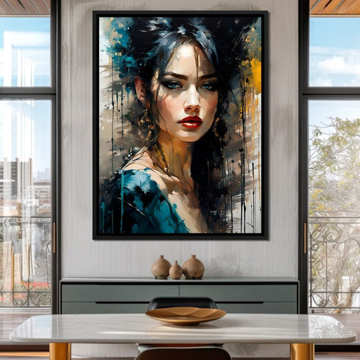 Female Portrait 0059 - Vizahn Burger Canvas Print