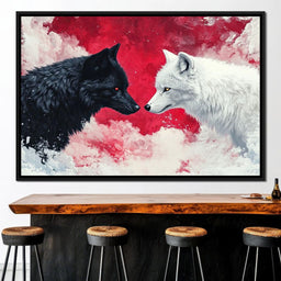 Standoff of the Wolves - NicheCanvas