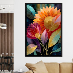 Radiant Blooming Spectrum - NicheCanvas