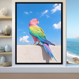 Vibrant Parrot - NicheCanvas
