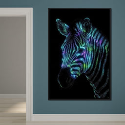 Cosmic Zebra - TooplesArt - NicheCanvas