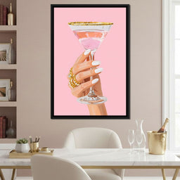 Chic Martini Luxury Toast - NicheCanvas