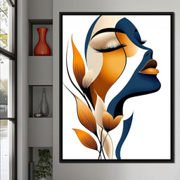 Golden Feminine Grace - TooplesArt - NicheCanvas
