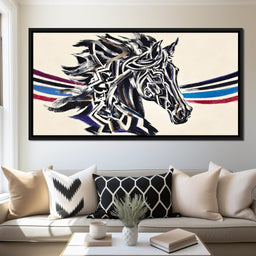 Gallop of Strokes - Alicia Smith - NicheCanvas