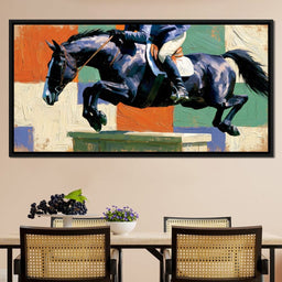 Galloping Through Fields of Color - NicheCanvas