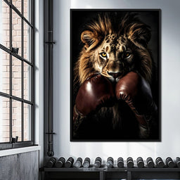 Lionheart Pugilist - NicheCanvas