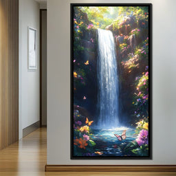 Gentle Cascade of Blossoms - NicheCanvas