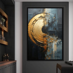 Abyssal Echoes in Gold - Tanni Cylon - NicheCanvas