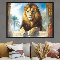Lion Oasis - NicheCanvas