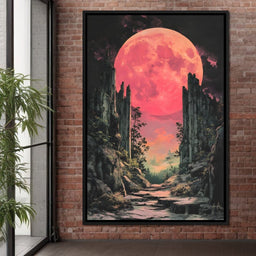 Moonlit Pathway Reverie - NicheCanvas