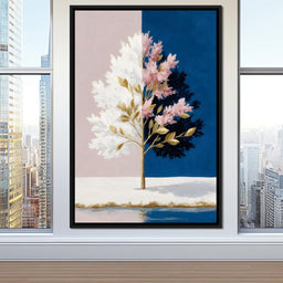 Dual Seasons Golden Blossom - NicheCanvas