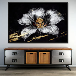 Golden Bloom Harmony Bliss - NicheCanvas