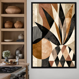 Geometric Geometry Of The Tropical Pineapple - NicheCanvas