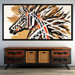 Wild Essence Untamed Brushstrokes - Alicia Smith - NicheCanvas