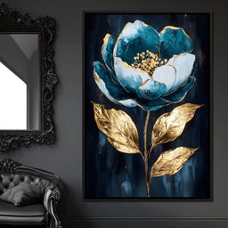 Golden Petal Rebirth - NicheCanvas