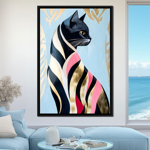 Feline Elegance Canvas Print