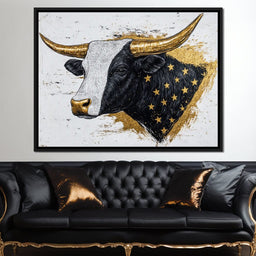 Golden Stars Majesty - NicheCanvas