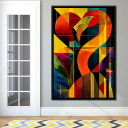 Chromatic Crane Impressions - NicheCanvas