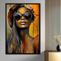 Golden Glamour Radiance - NicheCanvas