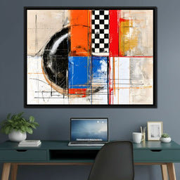 Static Motion of Modern Geometry - NicheCanvas