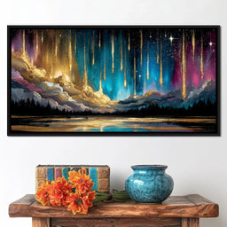 Celestial Rain Of Starlight - NicheCanvas