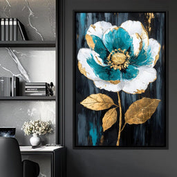 Golden Petal Repose - NicheCanvas