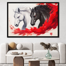 Phantom Rush of Equines - NicheCanvas