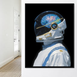 Stellar Mind Voyager Portrait - NicheCanvas