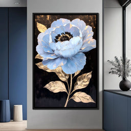 Golden Petal Elegance Bloom - NicheCanvas