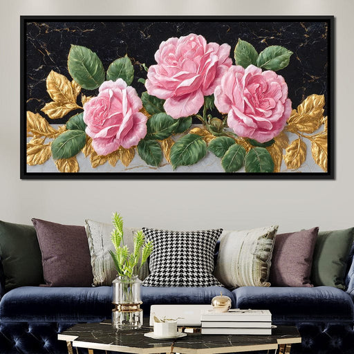 Petal Elegance Radiance Canvas Print