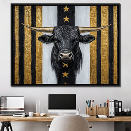 Majestic Bull Gold Standart - NicheCanvas
