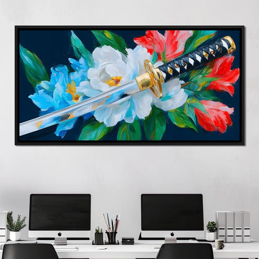 Petals and Blades Harmony Canvas Print