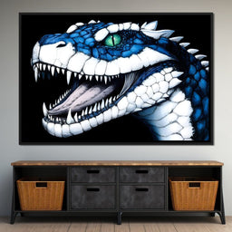 Predatory Raptile - NicheCanvas