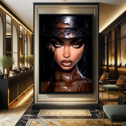 Enigmatic Stares in Shadow - NicheCanvas