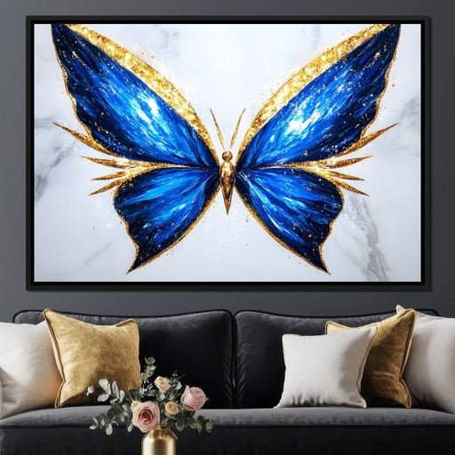 Radiant Butterfly Flight Fantasy Canvas Print